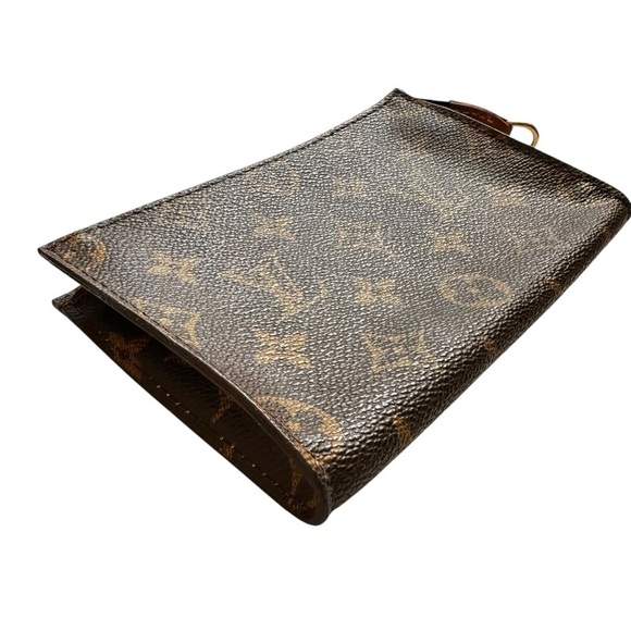 Authentic Louis Vuitton Monogram Leather Mini Bucket Bag Pouch - Picture 10 of 13